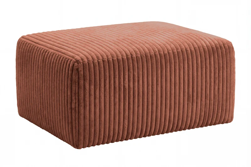 OLYMPE POUF - Gros velours côtelé