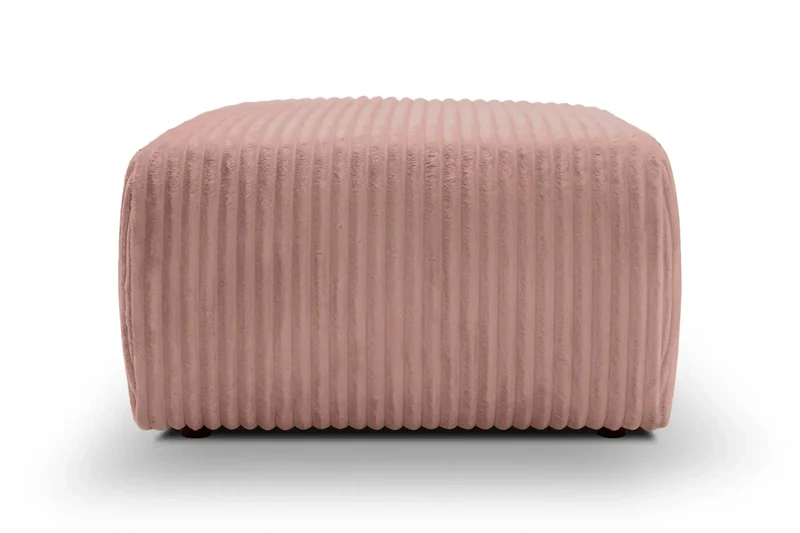 ELIO POUF - Gros velours côtelé