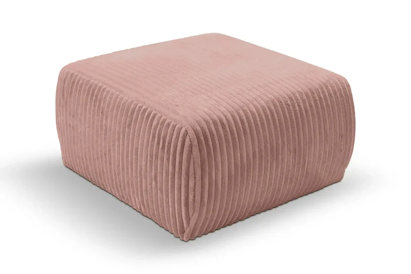ELIO POUF - Gros velours côtelé