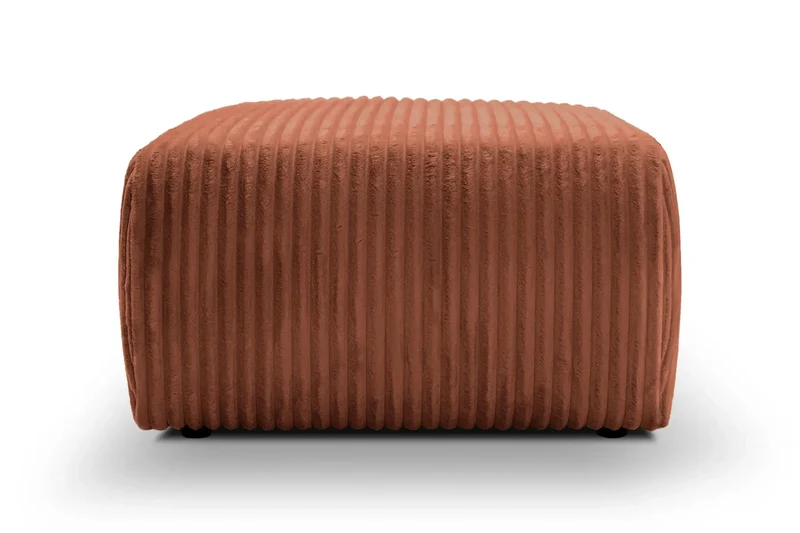 ELIO POUF - Gros velours côtelé