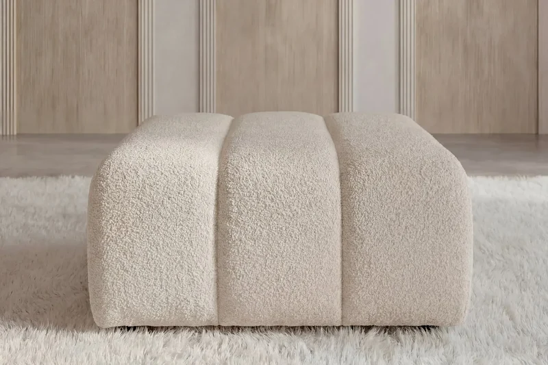 CELESTE POUF - Tissu bouclette