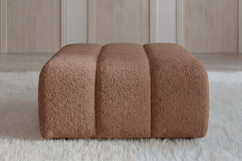 CELESTE POUF - Tissu bouclette