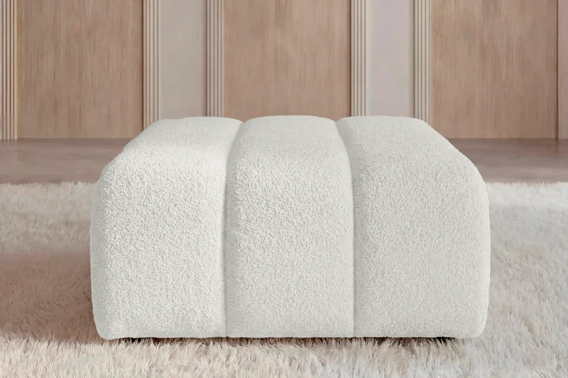 CELESTE POUF - Tissu bouclette