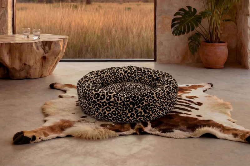 MOKA - PANIER CHIEN/CHAT Tissu sauvage
