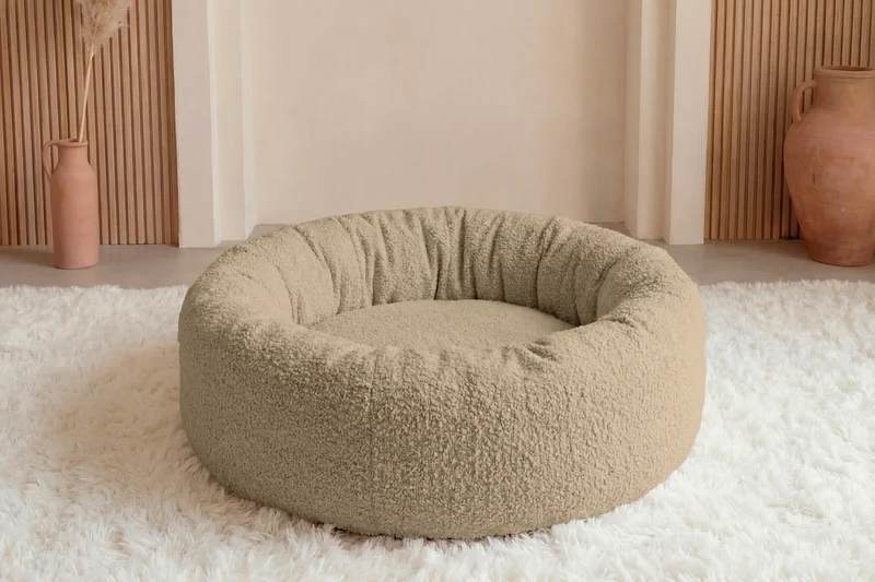 MOKA - PANIER CHIEN/CHAT Tissu bouclette