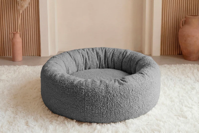MOKA - PANIER CHIEN/CHAT Tissu bouclette
