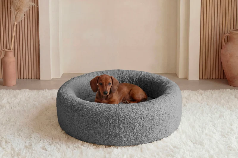 MOKA - PANIER CHIEN/CHAT Tissu bouclette