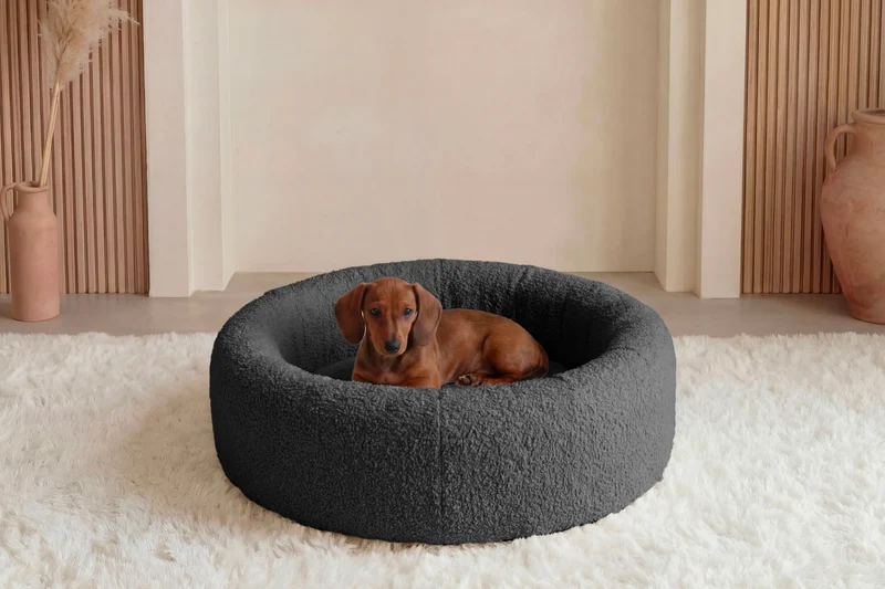 MOKA - PANIER CHIEN/CHAT Tissu bouclette