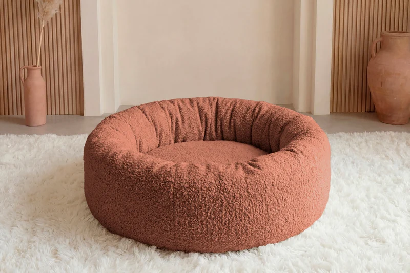 MOKA - PANIER CHIEN/CHAT Tissu bouclette