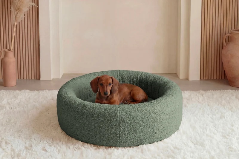MOKA - PANIER CHIEN/CHAT Tissu bouclette