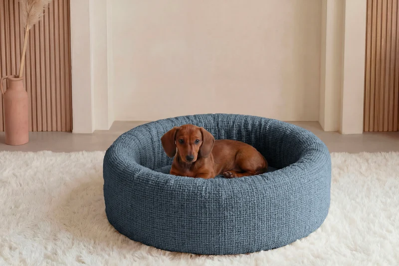 MOKA - PANIER CHIEN/CHAT Tissu chenille