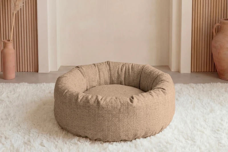 MOKA - PANIER CHIEN/CHAT Tissu chenille