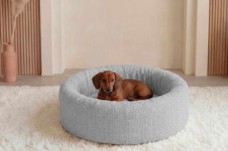 MOKA - PANIER CHIEN/CHAT Tissu chenille
