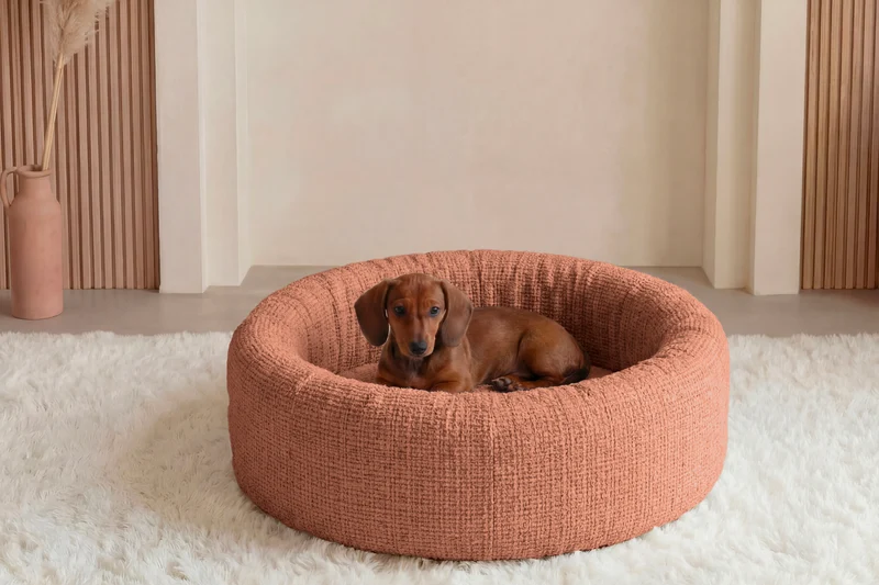 MOKA - PANIER CHIEN/CHAT Tissu chenille