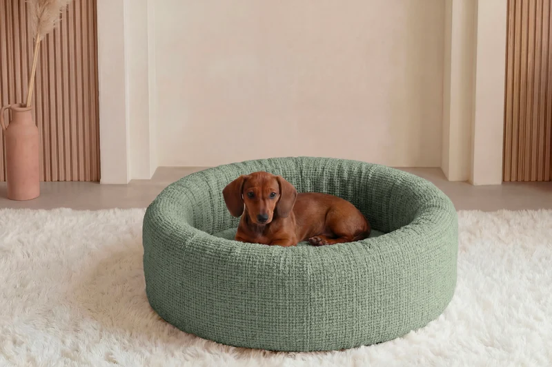 MOKA - PANIER CHIEN/CHAT Tissu chenille