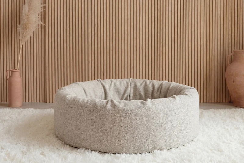 MOKA - PANIER CHIEN/CHAT Tissu chiné