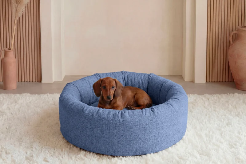 MOKA - PANIER CHIEN/CHAT Tissu chiné