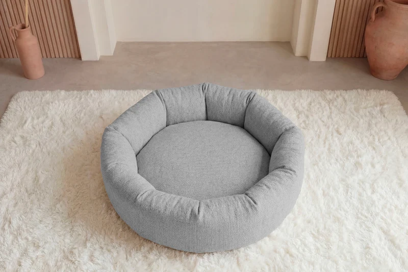MOKA - PANIER CHIEN/CHAT Tissu chiné