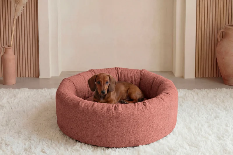 MOKA - PANIER CHIEN/CHAT Tissu chiné