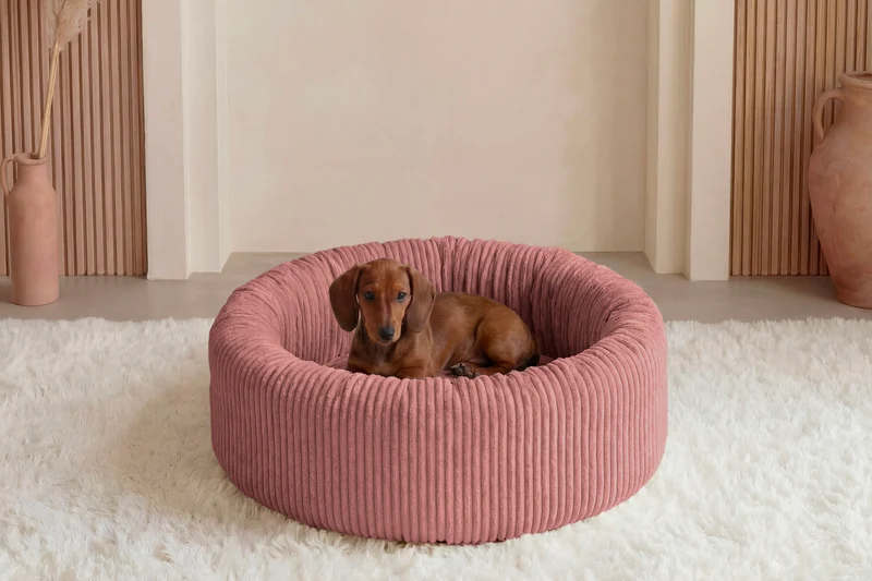 MOKA - PANIER CHIEN/CHAT Petit velours côtelé