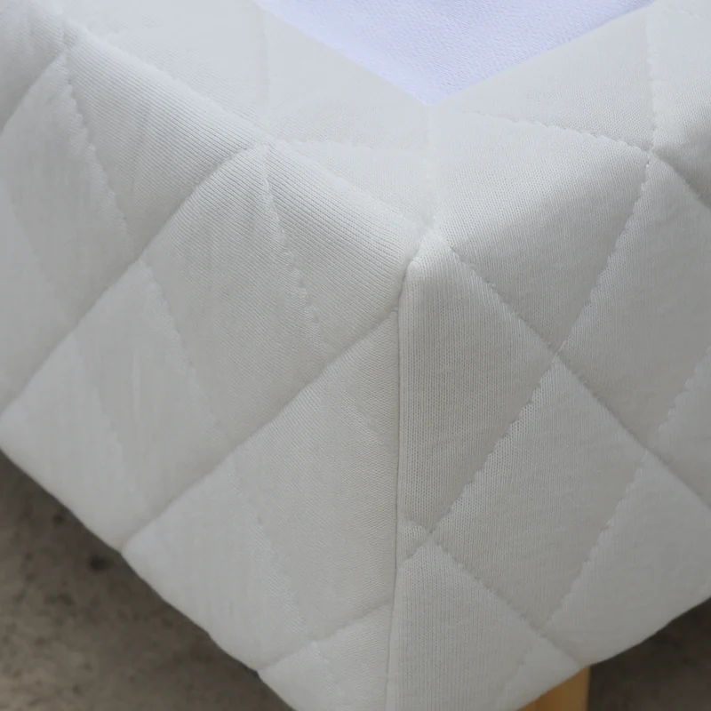 Sommier tapissier, contour tissu, structure bois - Collection Confort