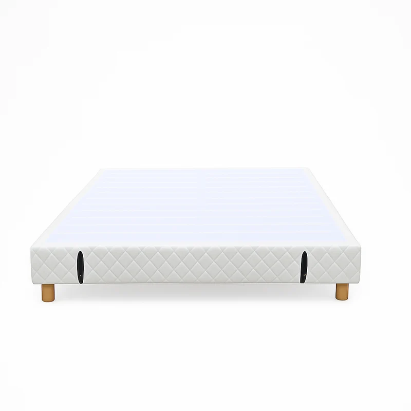 Sommier tapissier, contour tissu, structure bois - Collection Confort