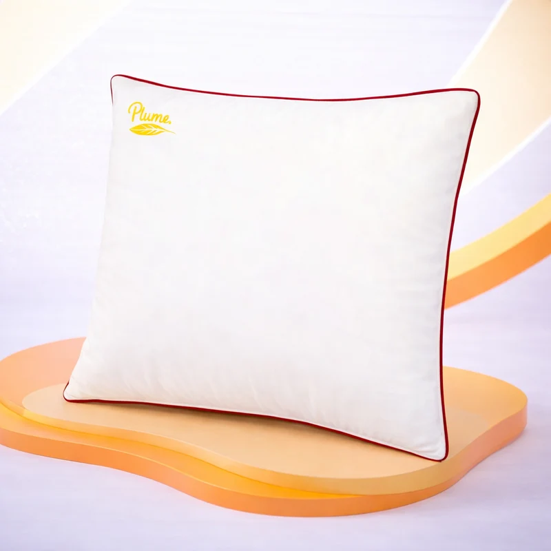 Oreiller 100% plumes de canard, soutien mi-ferme, confort naturel - Collection Plumes