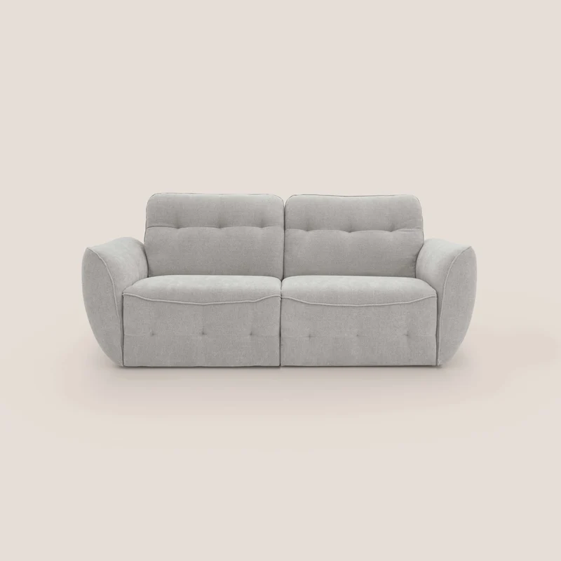 Cerbero canapé 2 ou 3 places en bouclette douce imperméable T07 gris
