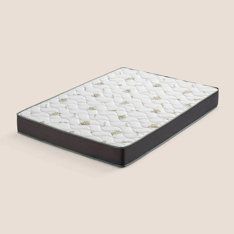 Aloe-Vera H20 cm – Matelas en Polyuréthane avec Revêtement Hypoallergénique en Aloe pour canapé convertible