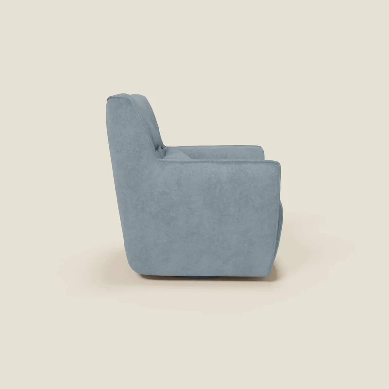 Tulla Fauteuil pivotant en tissu imperméable T02