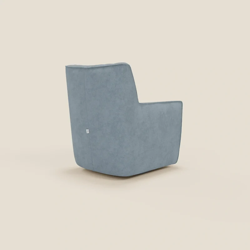 Tulla Fauteuil pivotant en tissu imperméable T02