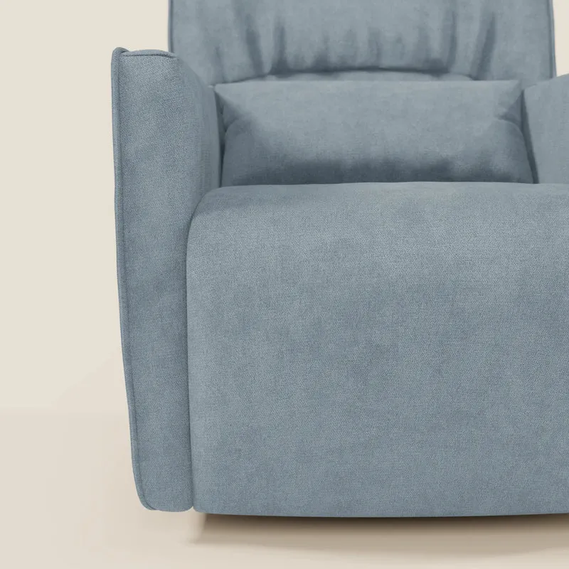 Tulla Fauteuil pivotant en tissu imperméable T02