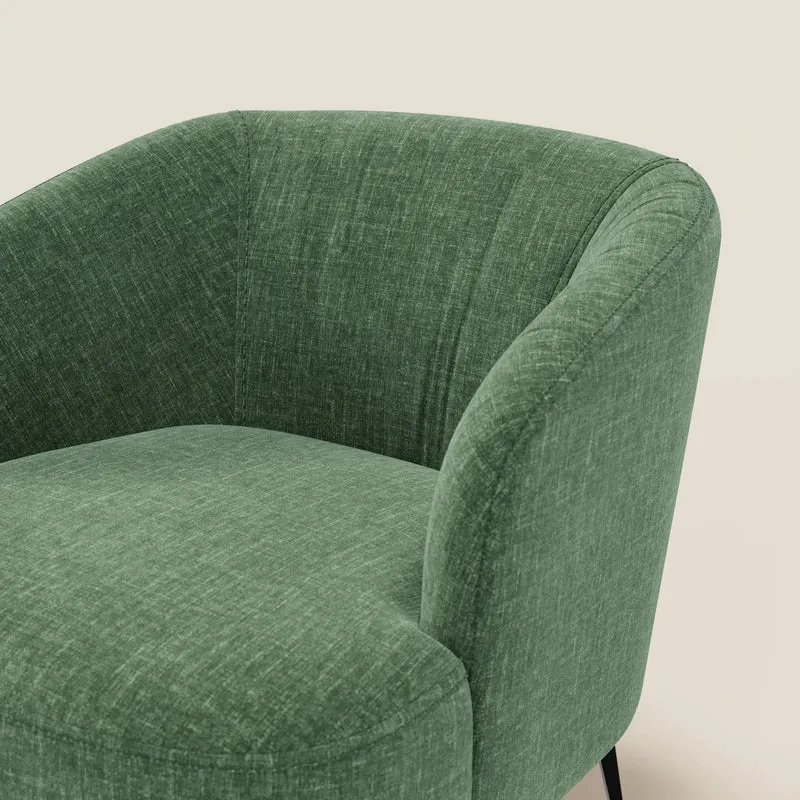 Renoa Fauteuil d'élégance moderne en tissu lavable T24 vert olive