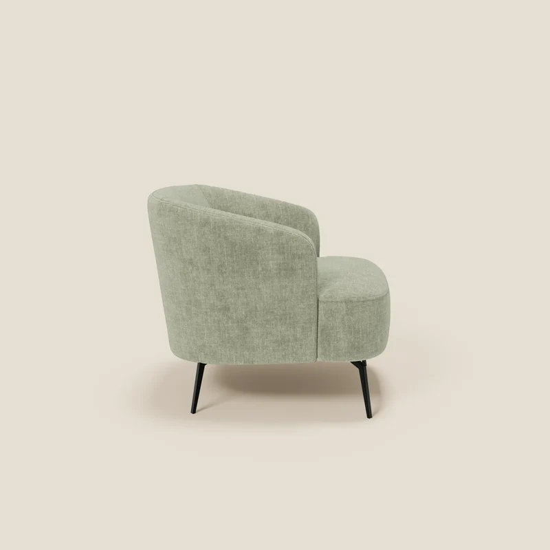 Renoa Fauteuil d'élégance moderne en tissu lavable T24 vert sauge