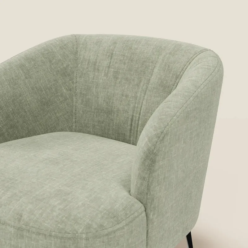 Renoa Fauteuil d'élégance moderne en tissu lavable T24 vert sauge