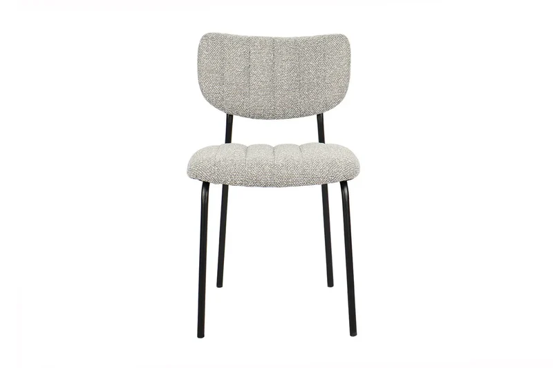Chaises de Salle à Manger ANITA Gris Claire - 72 x 53 cm