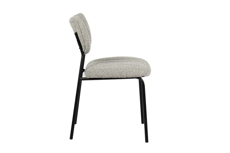 Chaises de Salle à Manger ANITA Gris Claire - 72 x 53 cm