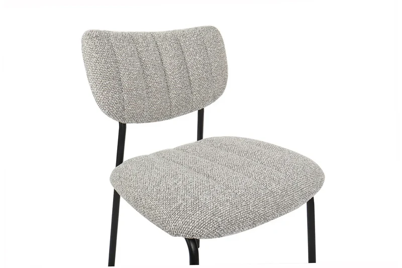 Chaises de Salle à Manger ANITA Gris Claire - 72 x 53 cm