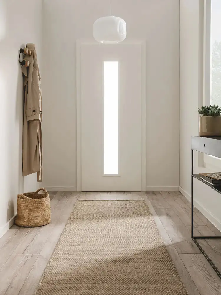 Tapis de Couloir en Laine fait main ROCCO Taupe
