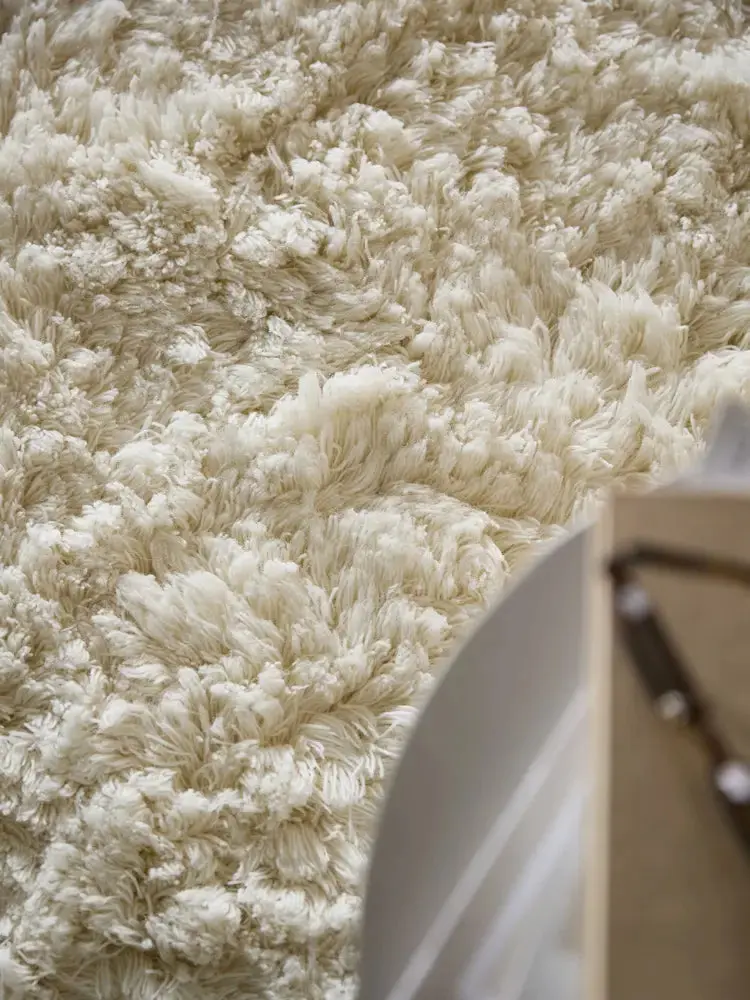 Benuta Tapis en Laine fait main BAADAL Crème