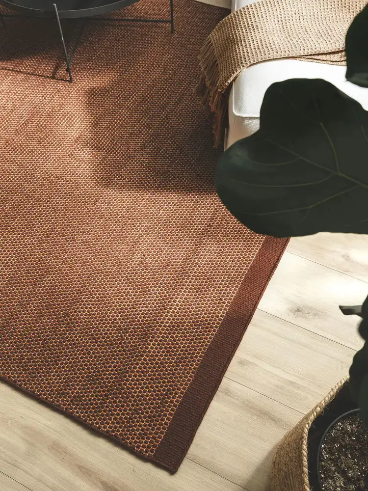Tapis en Laine fait main ROCCO Marron
