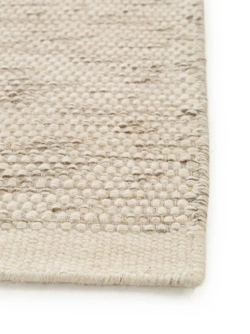 Tapis en Laine fait main ROCCO Crème