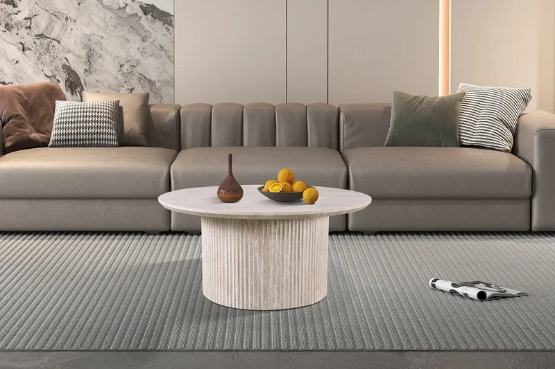 Table Basse Ronde LYANE - 80 cm