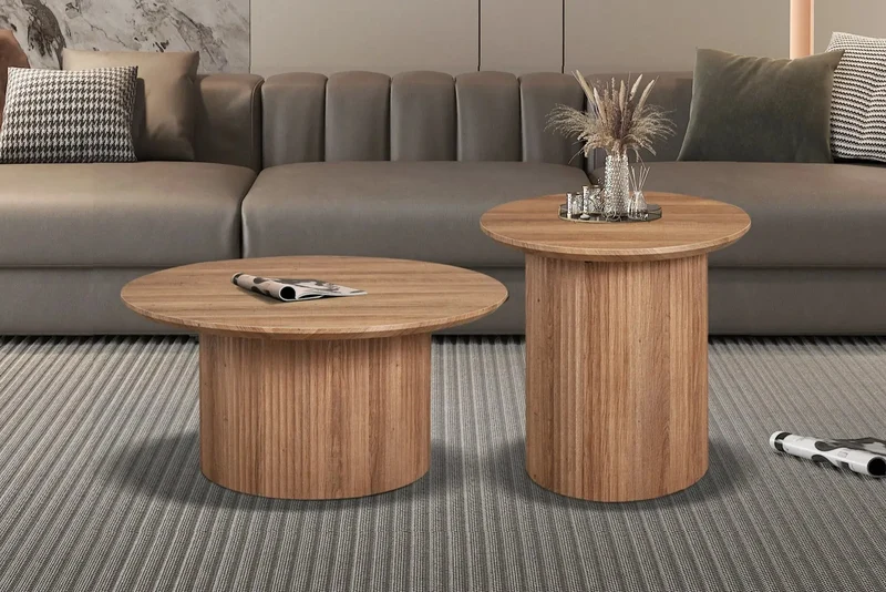 Table Basse Ronde LYANE - 80 cm