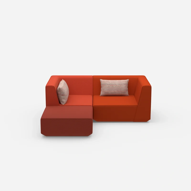 Ecksofa tief
