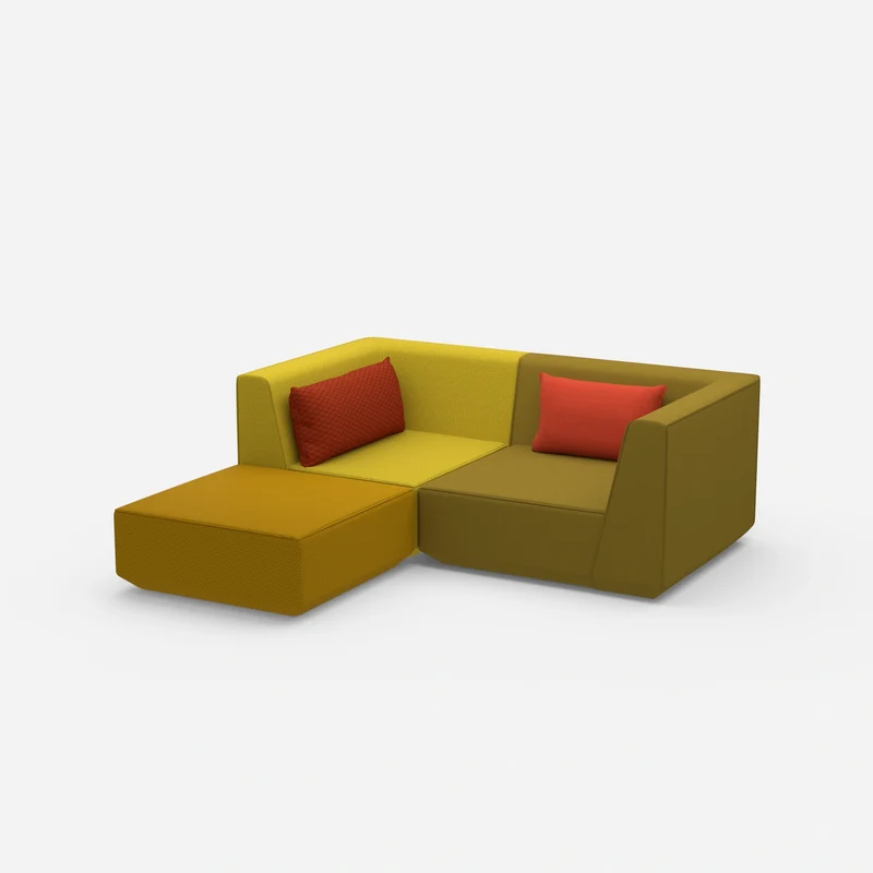 Ecksofa tief