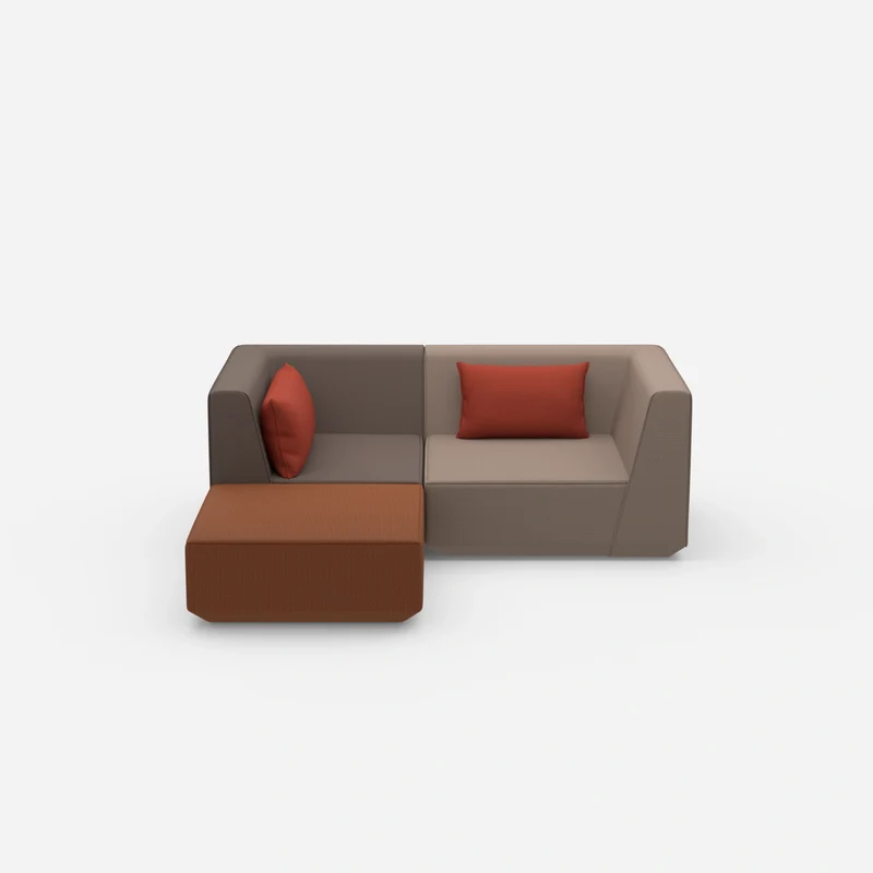Ecksofa tief