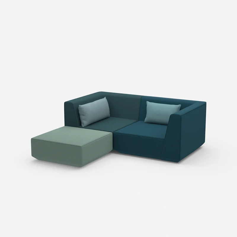 Ecksofa tief
