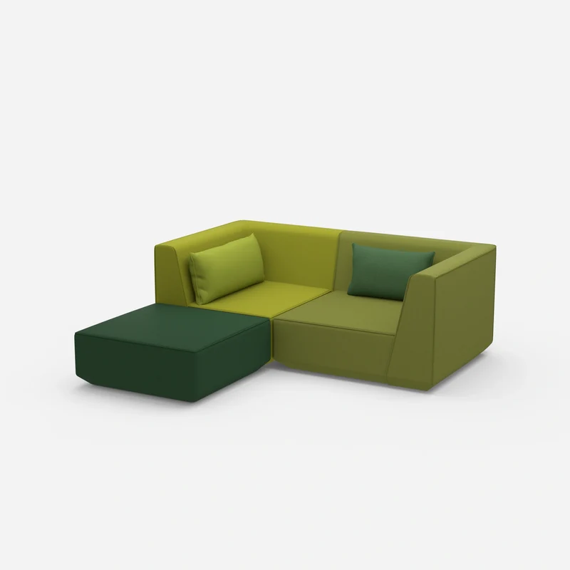 Ecksofa tief
