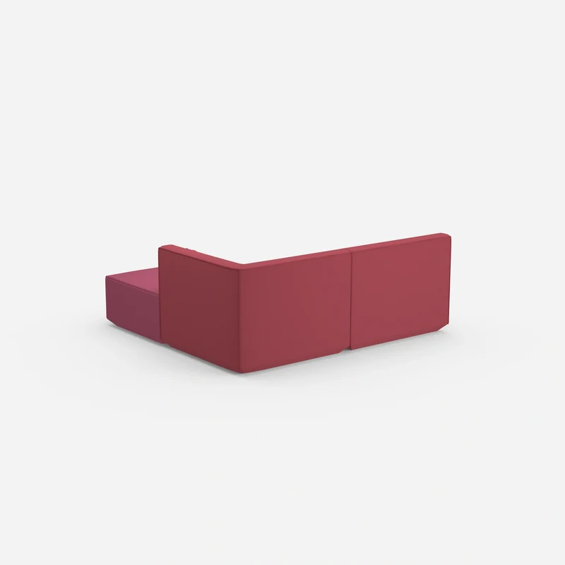 Eckcouch rosa